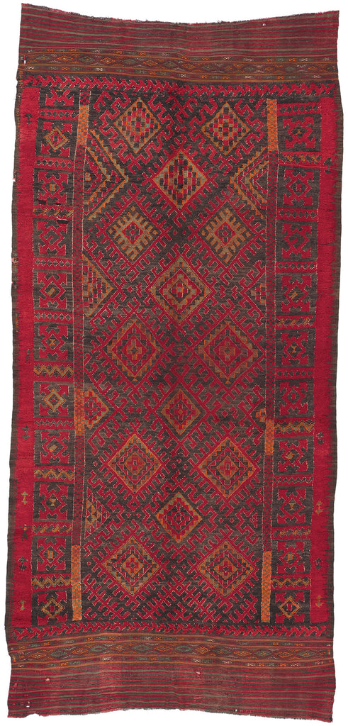 6 x 12 Vintage Red Taznakht Moroccan Rug 20708