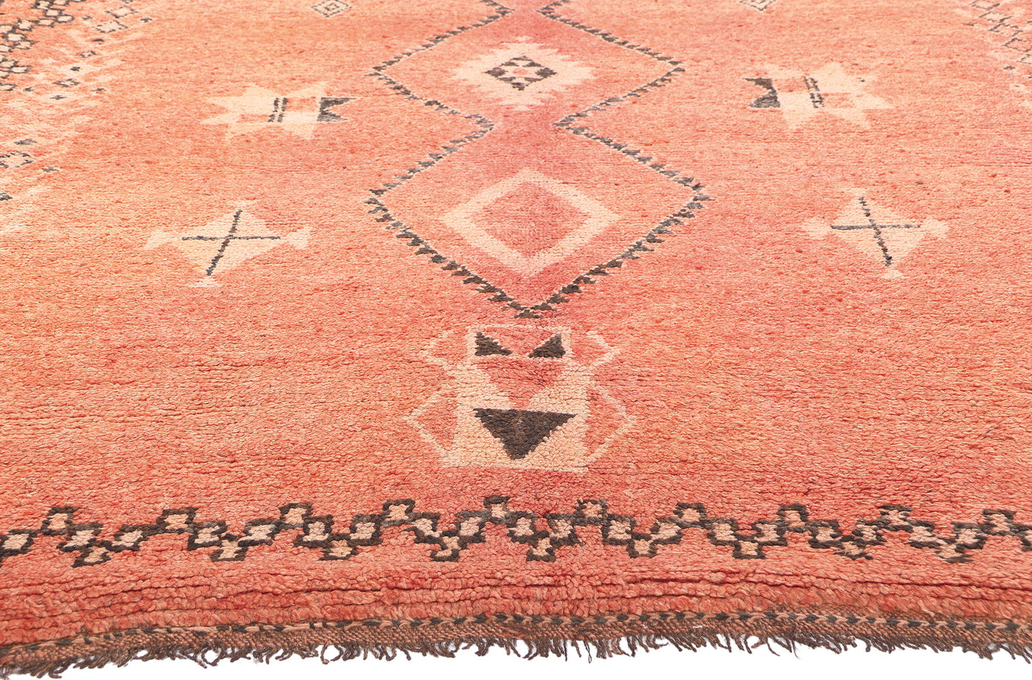 6 x 12 Vintage Orange Taznakht Moroccan Rug 20323