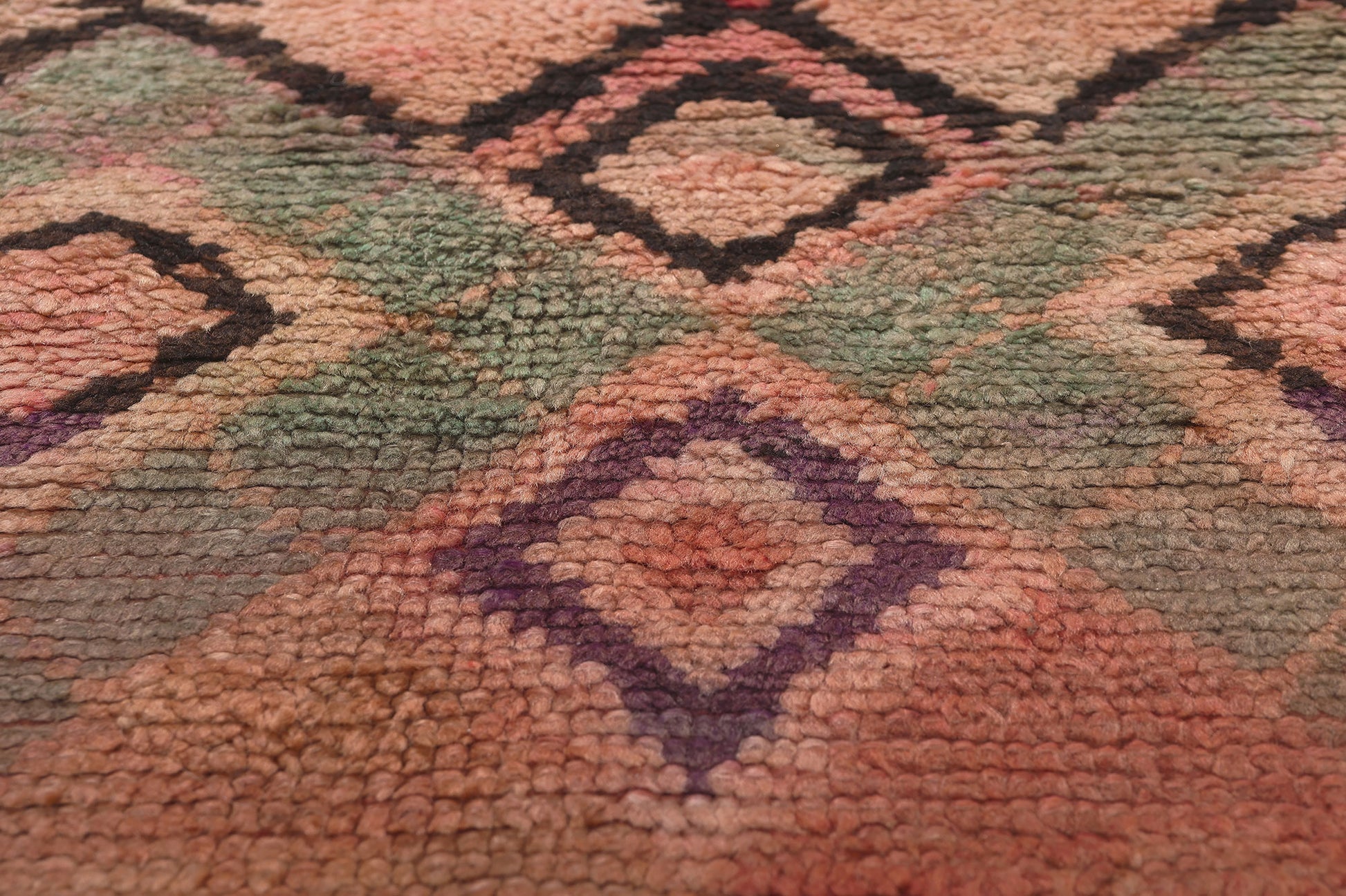 6 x 6 Vintage Pink Boujad Moroccan Rug 20757