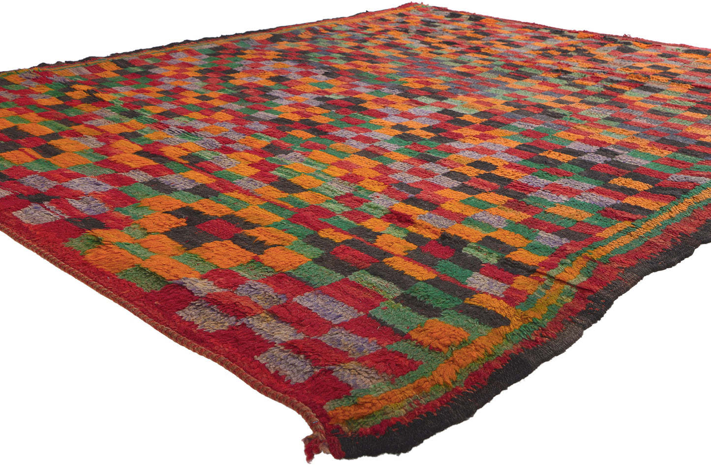 6 x 8 Vintage Boujad Moroccan Rug 20889