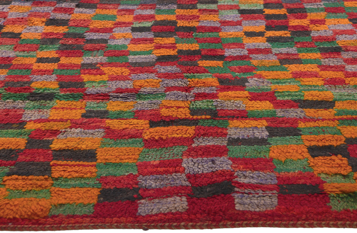 6 x 8 Vintage Boujad Moroccan Rug 20889
