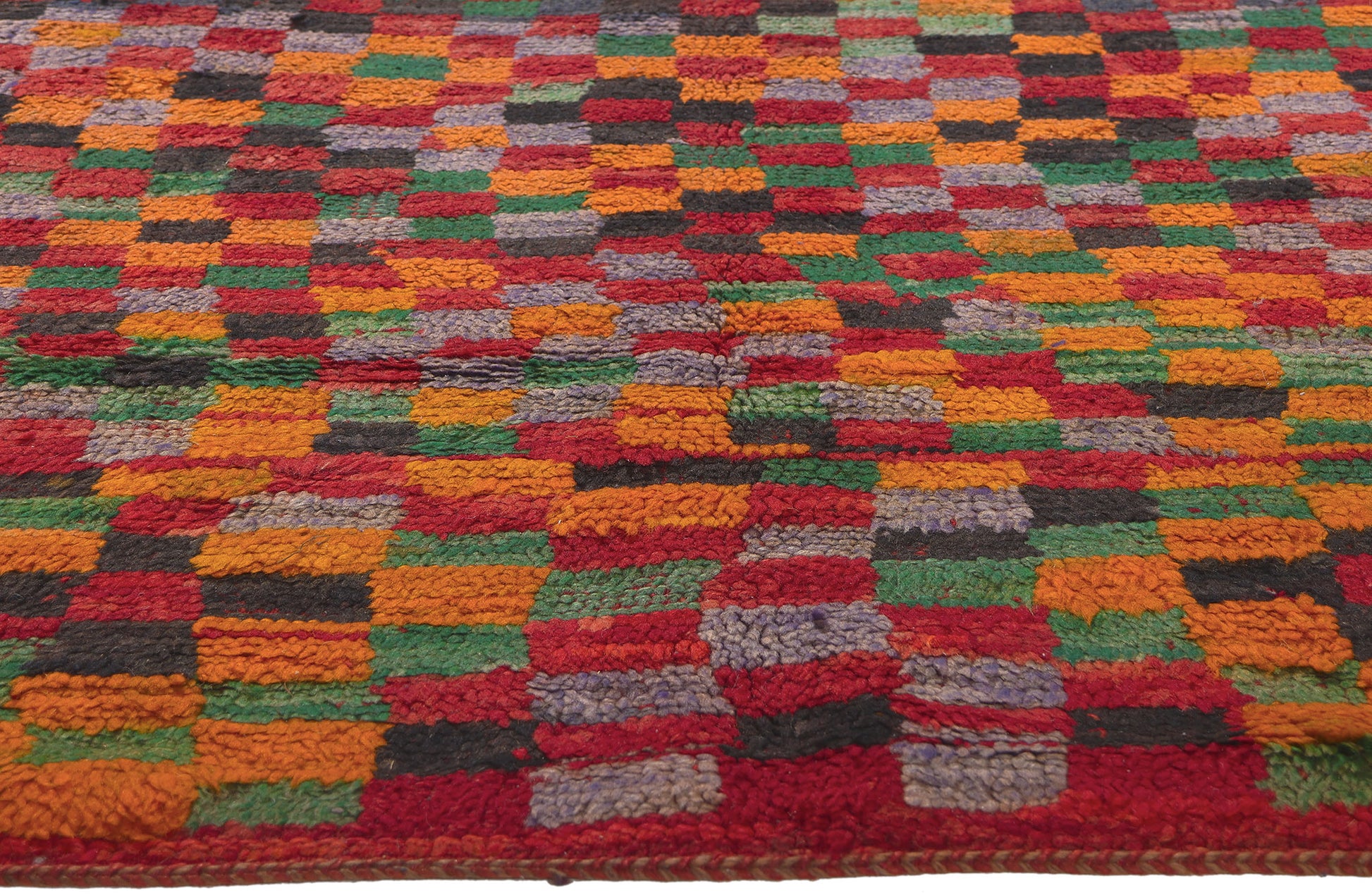 6 x 8 Vintage Boujad Moroccan Rug 20889