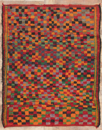 6 x 8 Vintage Boujad Moroccan Rug 20889