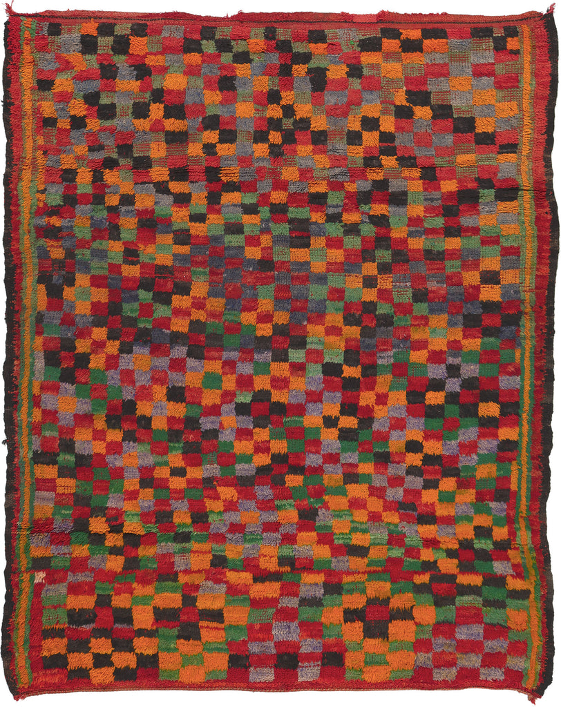 6 x 8 Vintage Boujad Moroccan Rug 20889