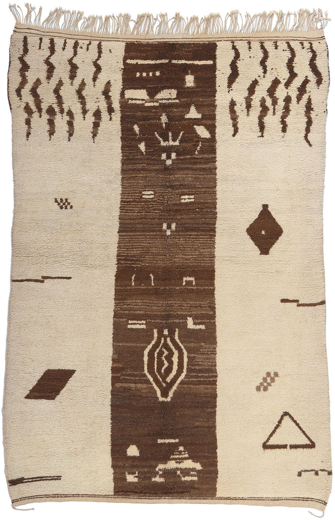 6 x 8 Vintage Neutral Moroccan Rug 20260