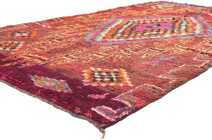 6 x 9 Vintage Boujad Moroccan Rug 74774