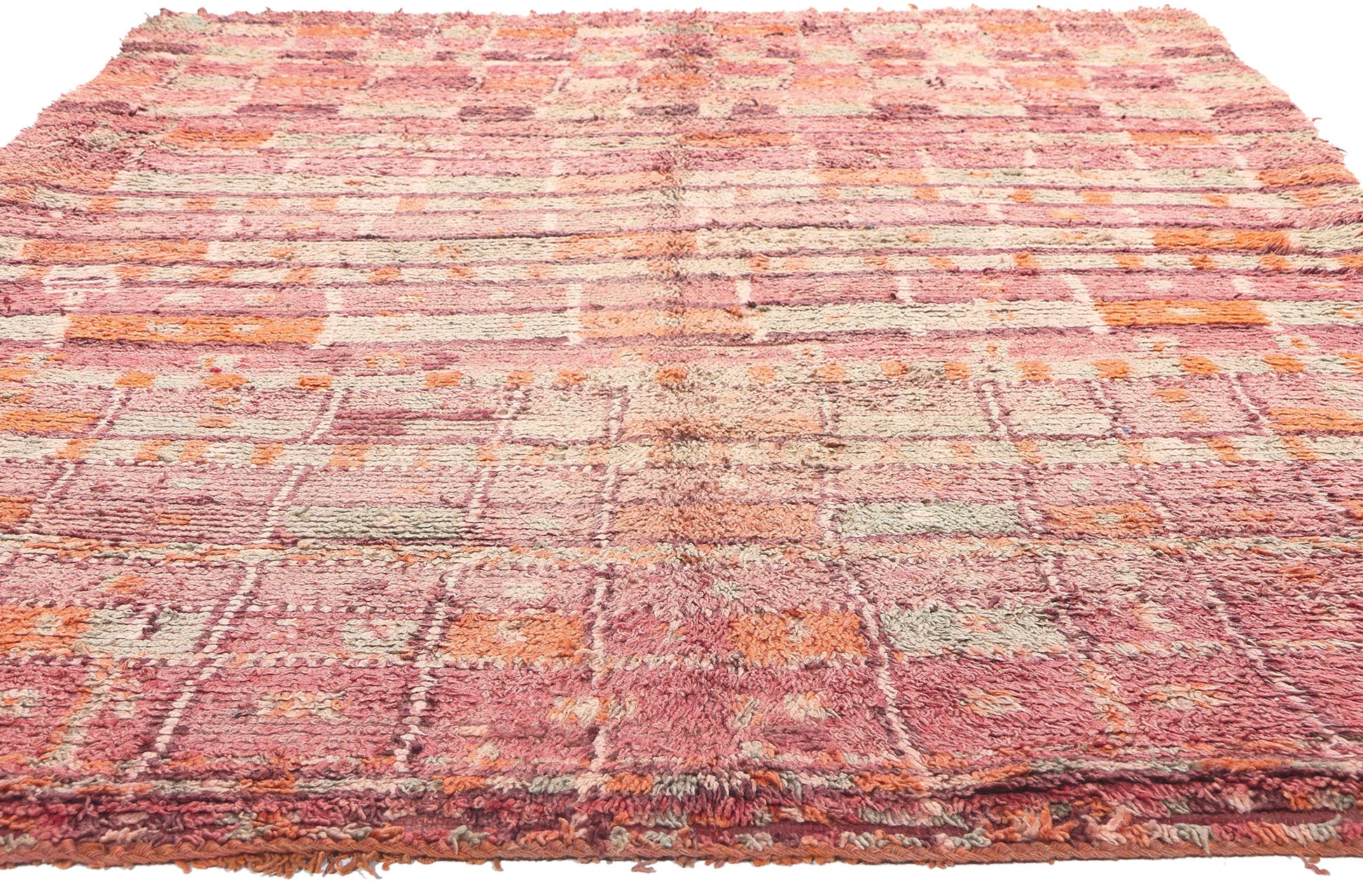 6 x 9 Vintage Rehamna Moroccan Rug 20366