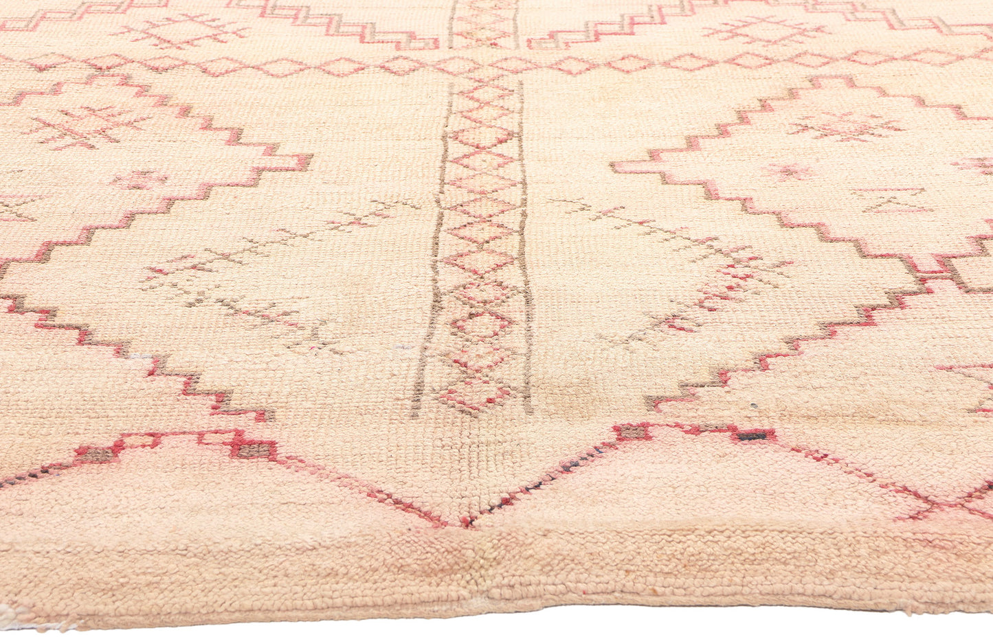 6 x 9 Vintage Neutral Moroccan Rug 20238
