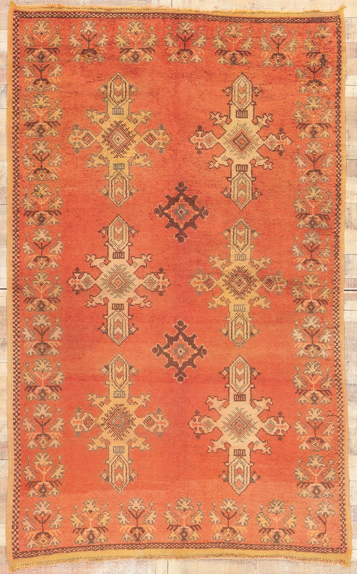 6 x 9 Vintage Taznakht Moroccan Rug 20231