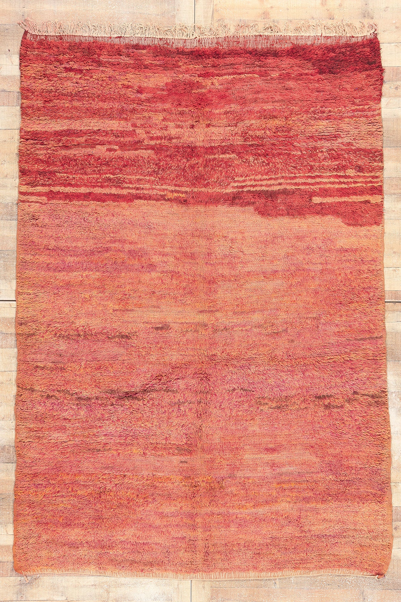 7 x 10 Vintage Beni Mrirt Moroccan Rug 21010