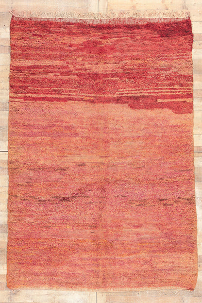 7 x 10 Vintage Beni Mrirt Moroccan Rug 21010