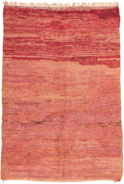 7 x 10 Vintage Beni Mrirt Moroccan Rug 21010