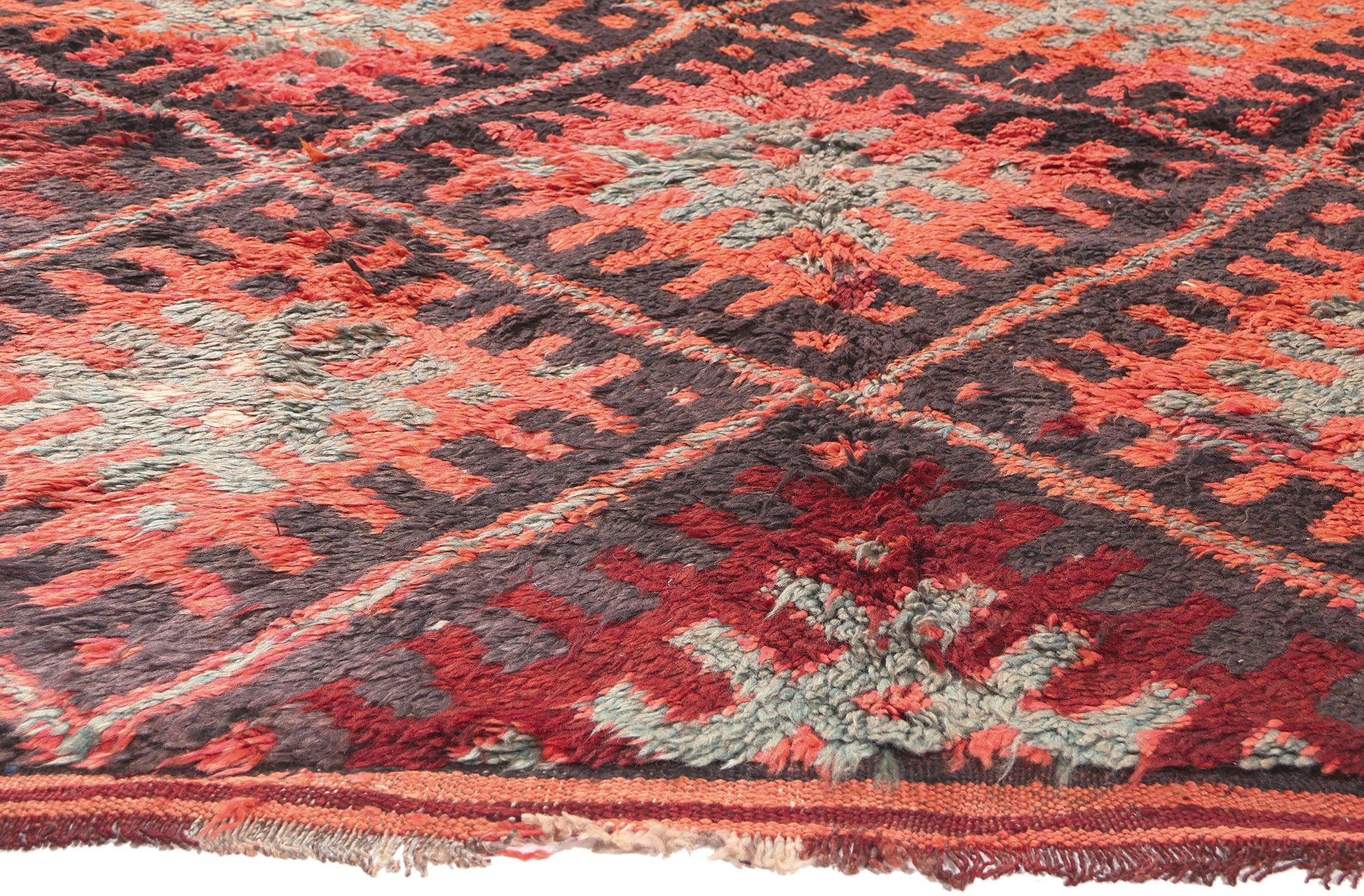 7 x 11 Vintage Beni MGuild Moroccan Rug 20932