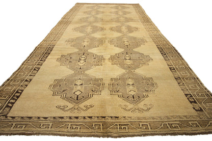 5 x 15 Vintage Turkish Oushak Rug 50744