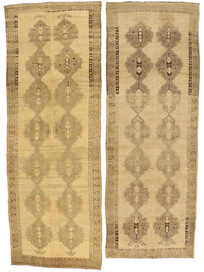 5 x 15 Vintage Turkish Oushak Rug 50744