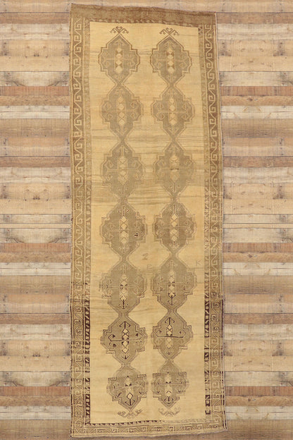 5 x 15 Vintage Turkish Oushak Rug 50744