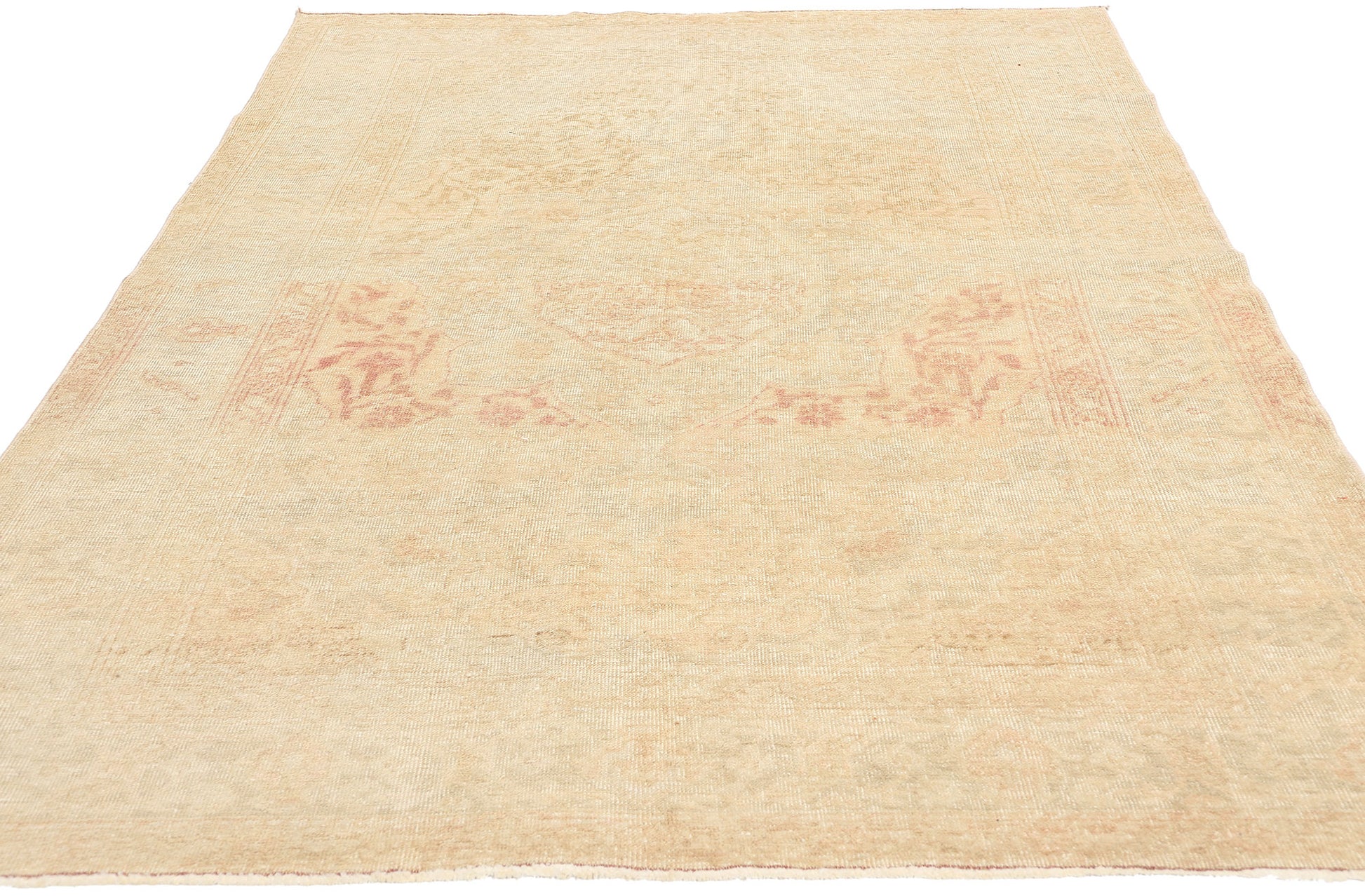 4 x 7 Vintage Muted Turkish Sivas Rug 53472