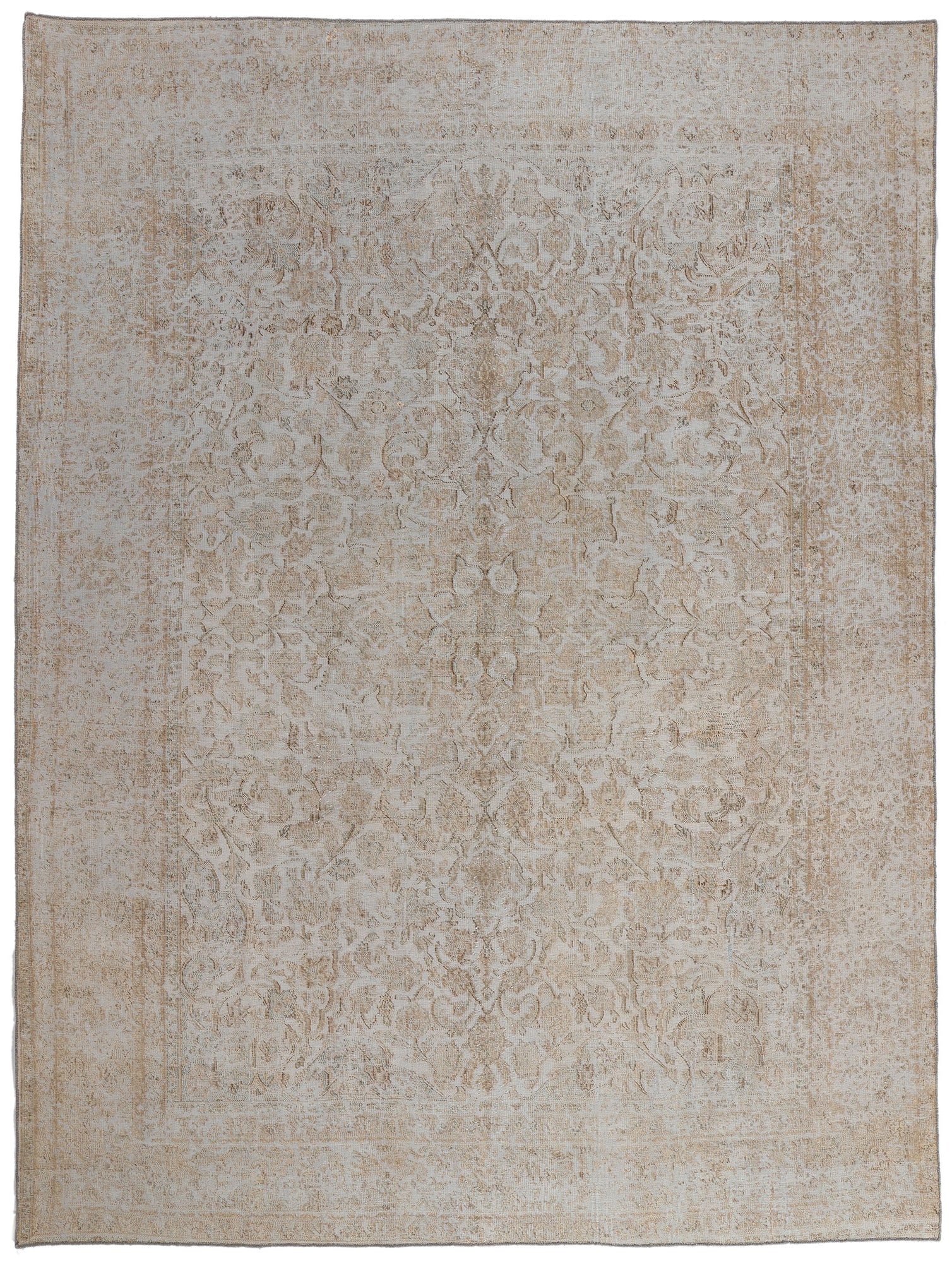 9 x 13 Vintage Muted Turkish Rug 60770