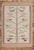 2 x 3 Vintage Navajo Pictorial Tree of Life Rug 78719