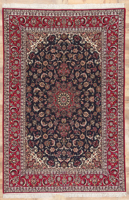 7 x 10 Vintage Persian Isfahan Rug 78670