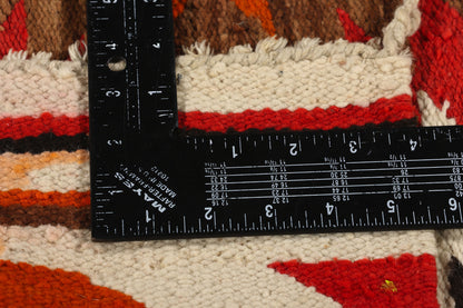 1 x 3 Vintage Ganado Navajo Rug 78802
