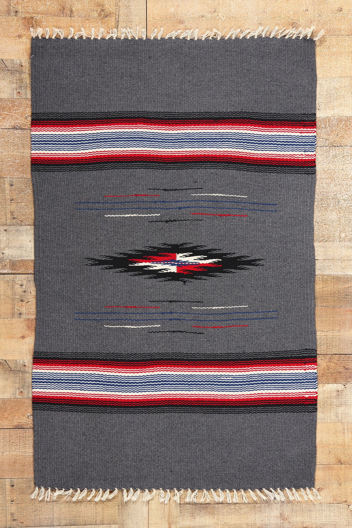 3 x 5 Vintage New Mexico Chimayo Rug 78790