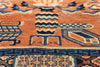 4 x 7 Vintage Orange Chinese Baotou Rug 78027