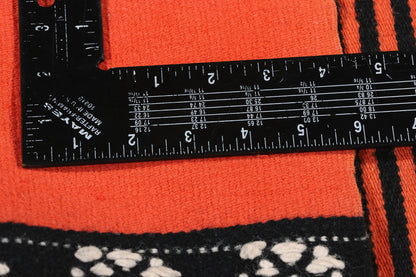 1 x 4 Vintage Orange Greek Kilim Rug 78797