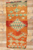 3 x 7 Vintage Orange Boujad Moroccan Rug 21839