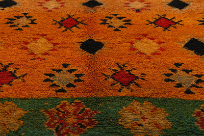 5 x 9 Vintage Orange Boujad Moroccan Rug 20173