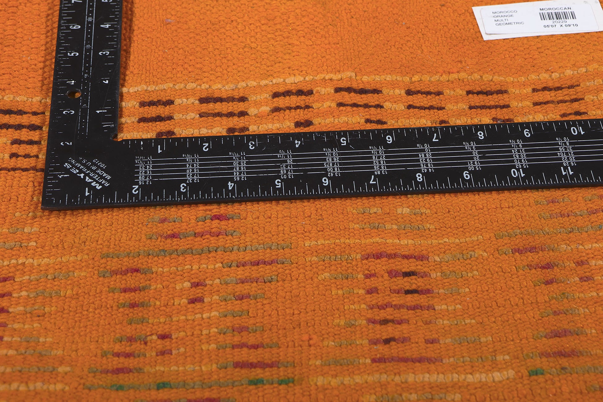 6 x 10 Vintage Orange Taznakht Moroccan Rug 20229