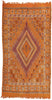6 x 10 Vintage Orange Taznakht Moroccan Rug 20229