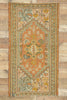 3 x 5 Vintage Orange Turkish Oushak Rug 72341