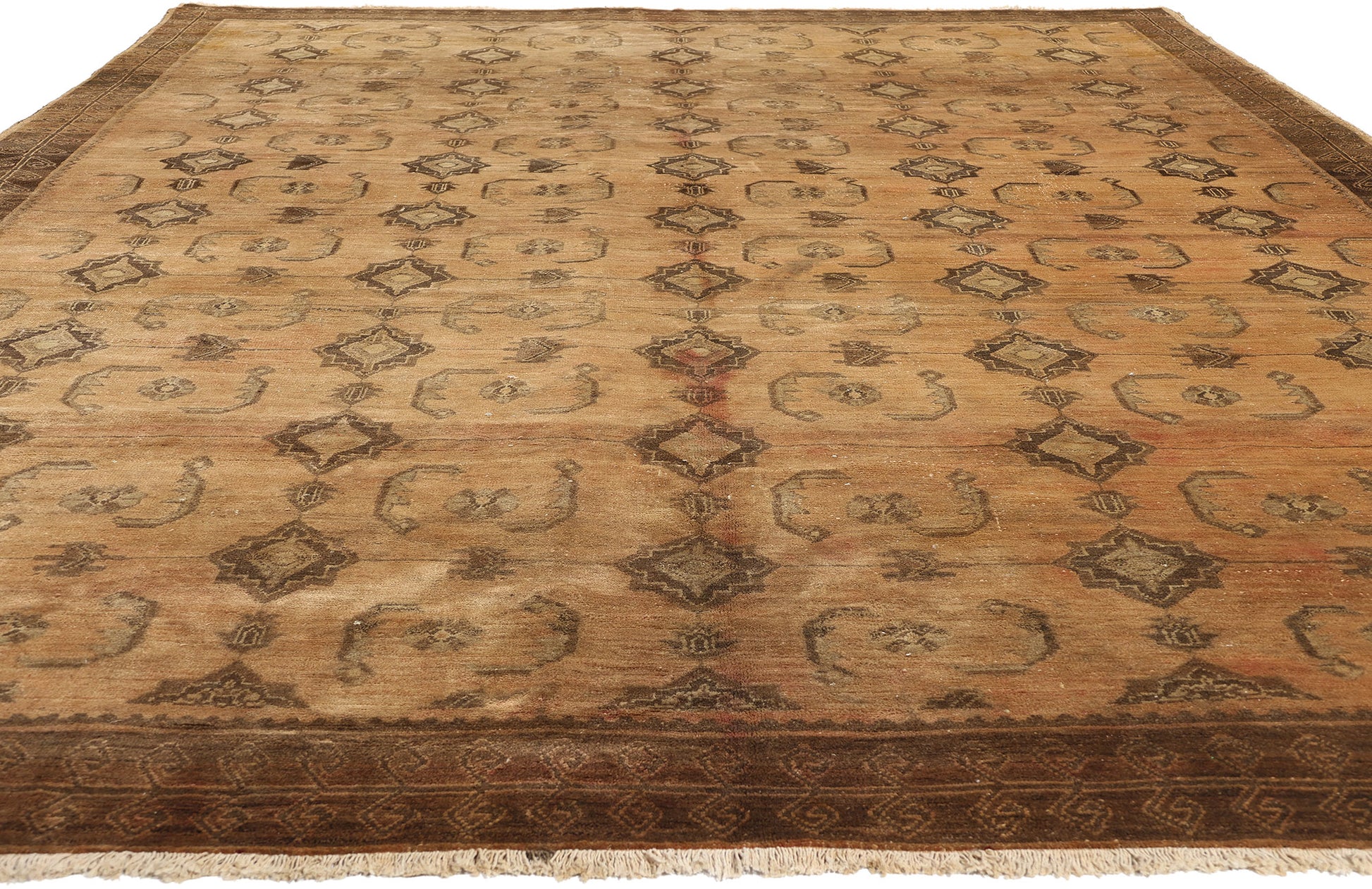 10 x 15 Vintage Turkish Kars Rug 77733
