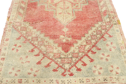 2 x 3 Vintage Turkish Yastik Rug 52724