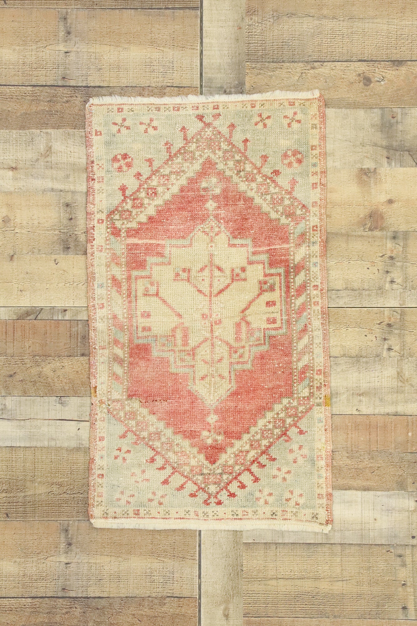 2 x 3 Vintage Turkish Yastik Rug 52724