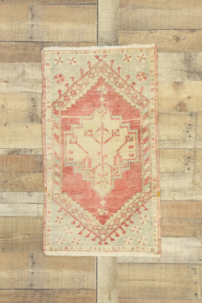 2 x 3 Vintage Turkish Yastik Rug 52724
