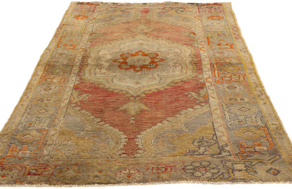 3 x 6 Vintage Turkish Oushak Rug 51084
