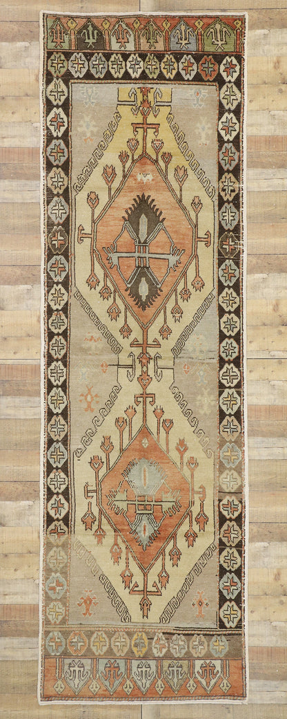 4 x 12 Vintage Turkish Oushak Rug 52711