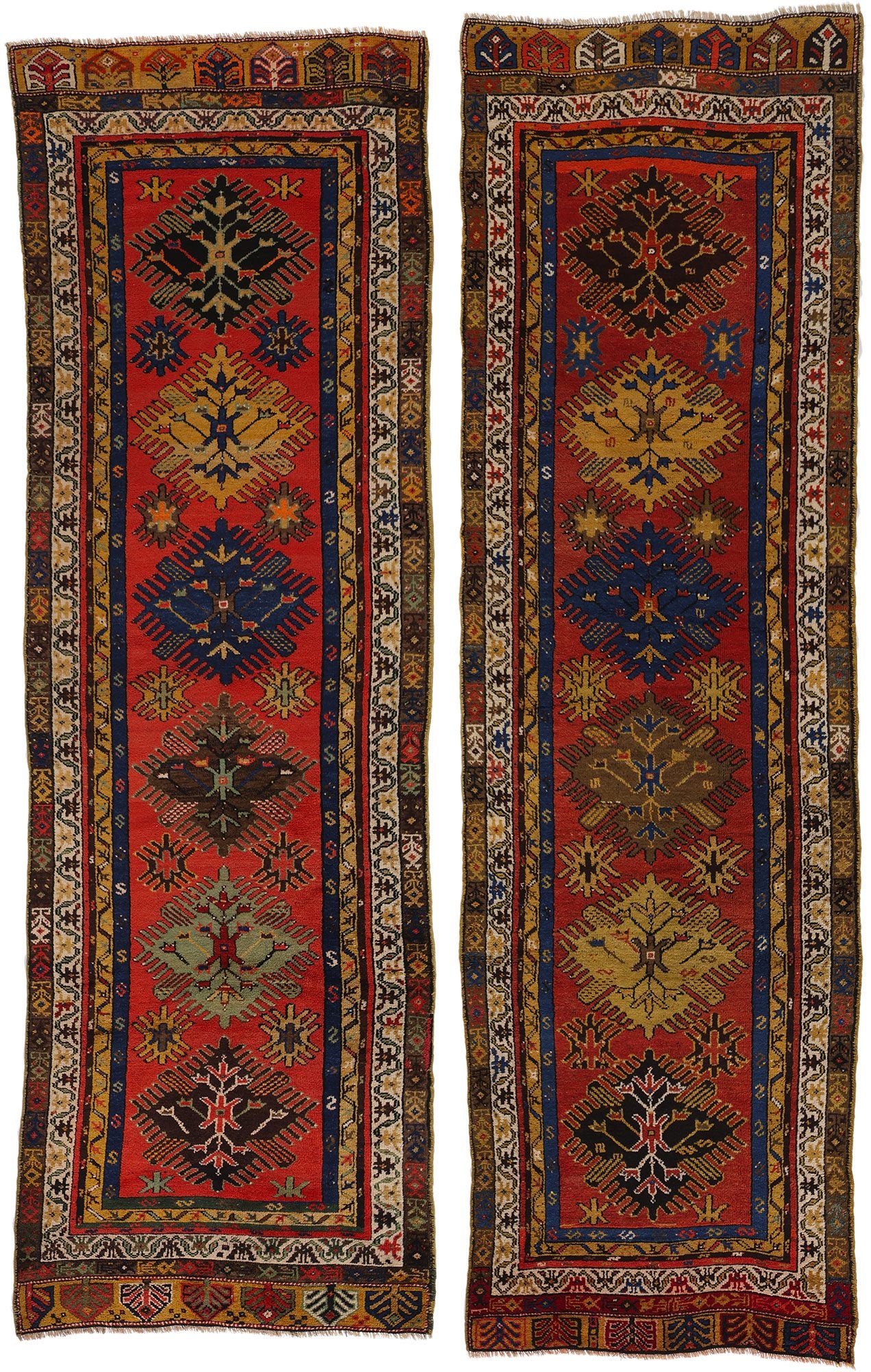 4 x 12 Vintage Turkish Oushak Rug 53881