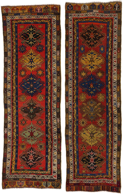 4 x 12 Vintage Turkish Oushak Rug 53881