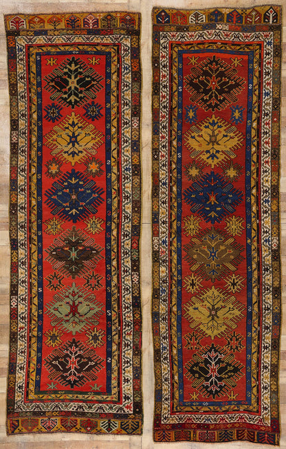 4 x 12 Vintage Turkish Oushak Rug 53881