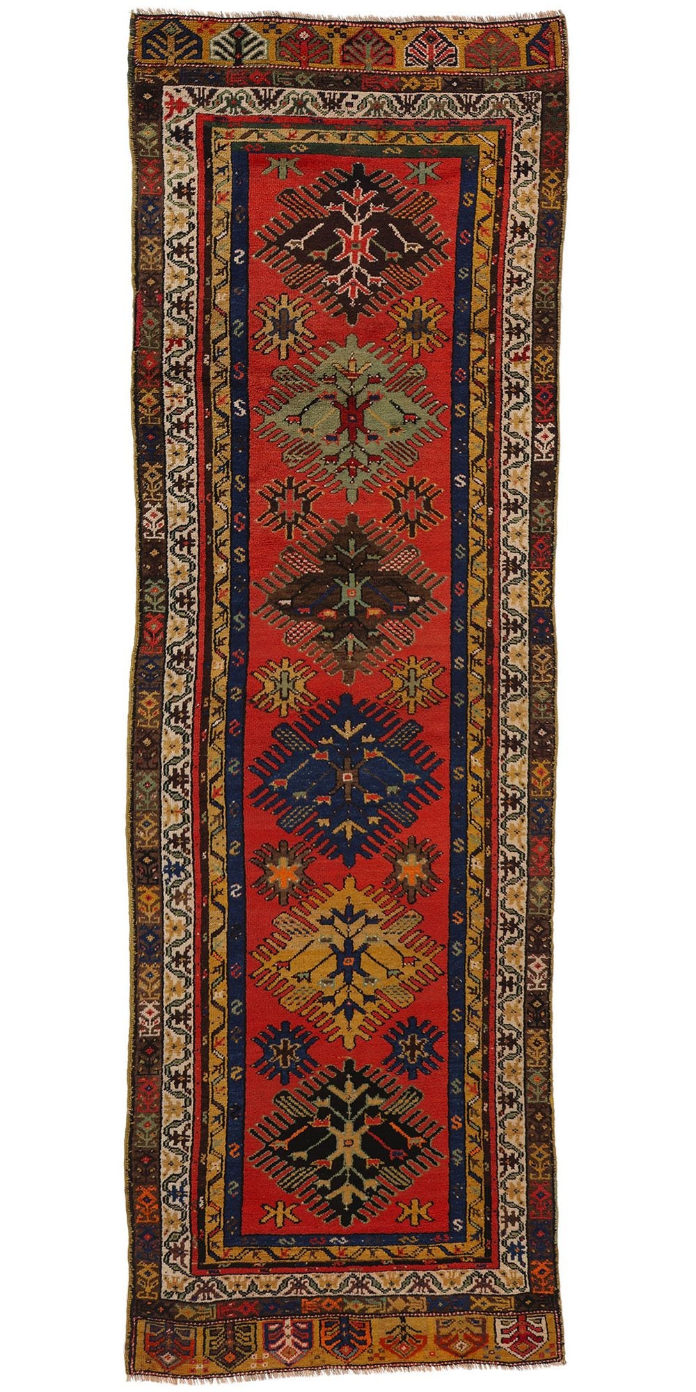 4 x 12 Vintage Turkish Oushak Rug 53881