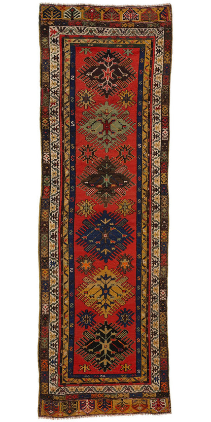 4 x 12 Vintage Turkish Oushak Rug 53881
