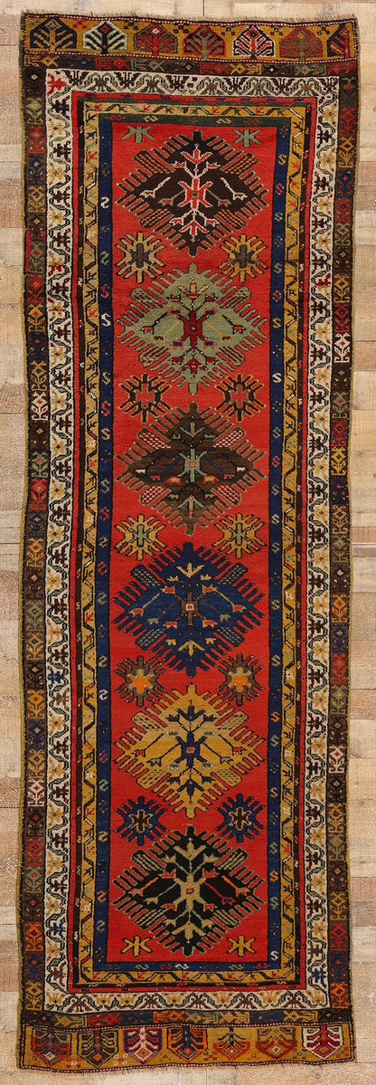 4 x 12 Vintage Turkish Oushak Rug 53881