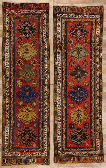 4 x 12 Vintage Turkish Oushak Rug 53882
