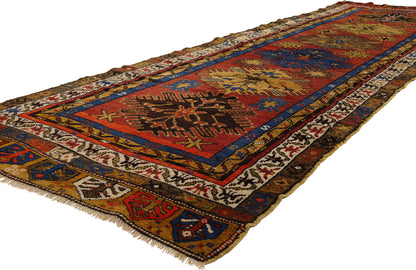 4 x 12 Vintage Turkish Oushak Rug 53882
