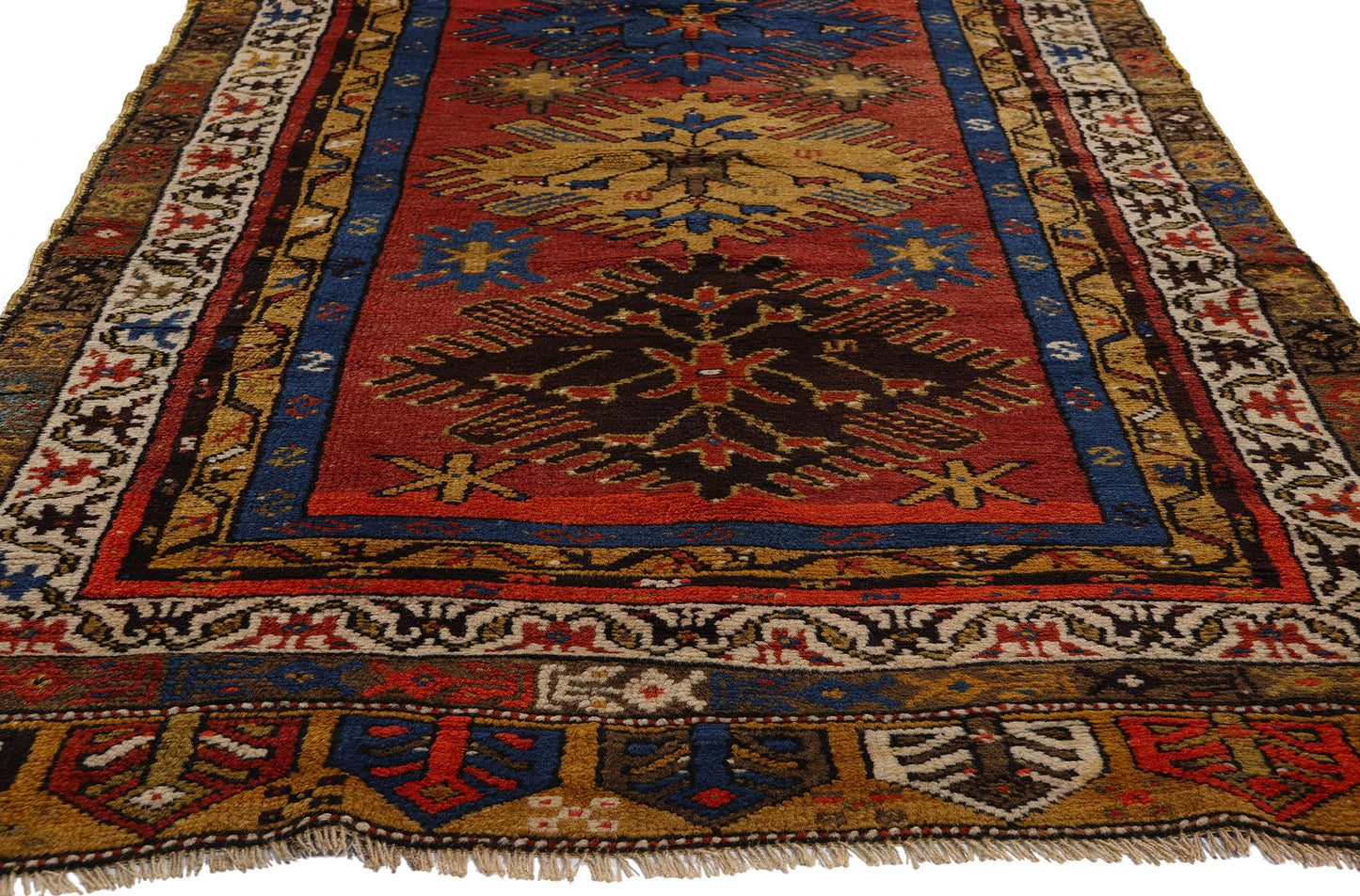 4 x 12 Vintage Turkish Oushak Rug 53882