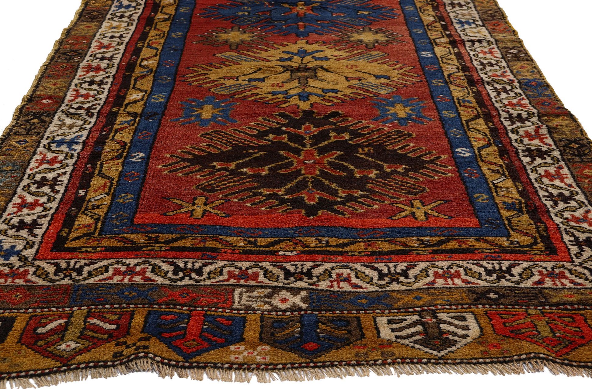 4 x 12 Vintage Turkish Oushak Rug 53882
