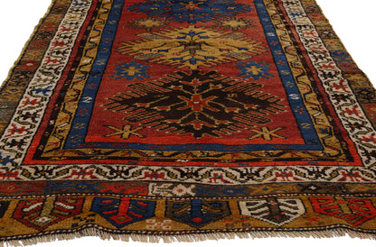 4 x 12 Vintage Turkish Oushak Rug 53882